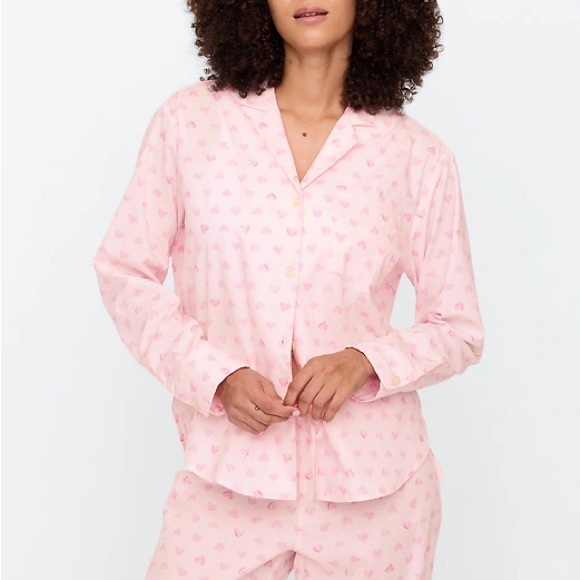 GAP Other - NWOT The Gap Poplin heart Pajama Set